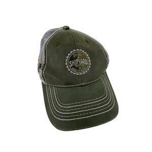 Outdoor Cap Platinum Series Mesh Back Adjustable Green Camo Shipyard Trucker Hat